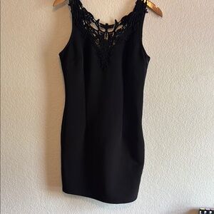 Forever 21 Black Lace Detail Top